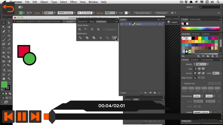 Map Course For Illustrator CS6