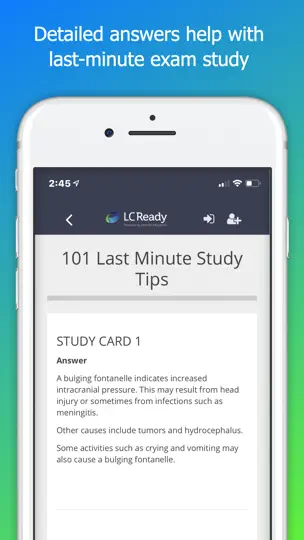 101 Last Minute Study Tips EMT iPhone Screenshot 6