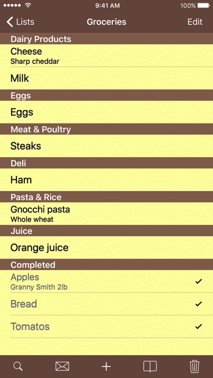Checklists