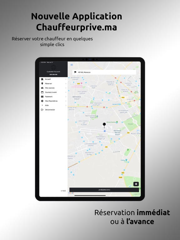 Screenshot #4 pour ChauffeurPrive.ma: Taxi privé