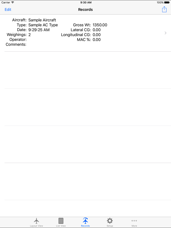 Screenshot #6 pour iACWeigh