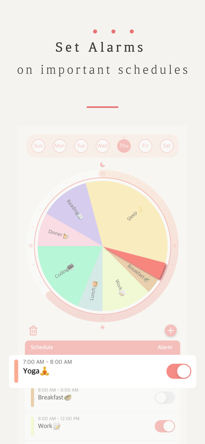 DayDay - Circular Timetable