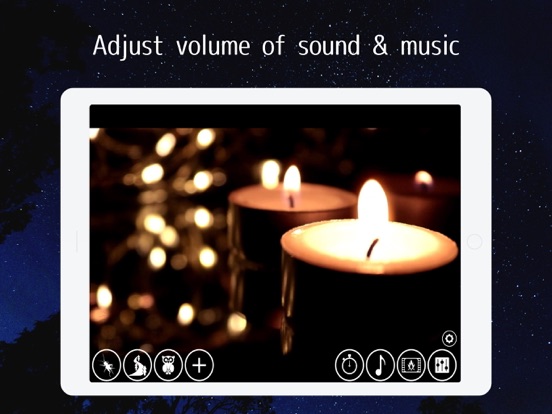 Healing fire and natural sound iPad screenshot 3 - Medical app