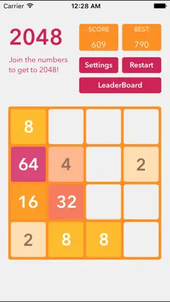 2048 - Best Puzzle Games iPhone image 3