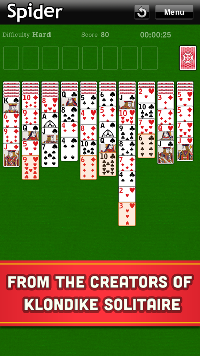 Spider Solitaire Classic Cards screenshot 2