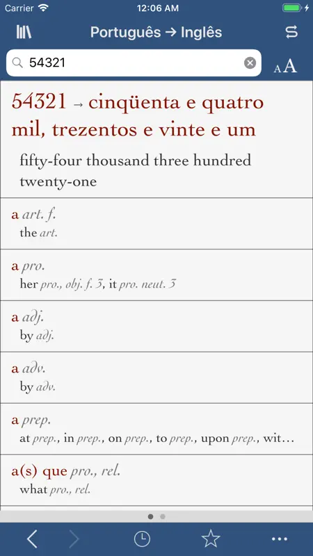 Ultralingua Português-Inglês screenshot 3 of 3