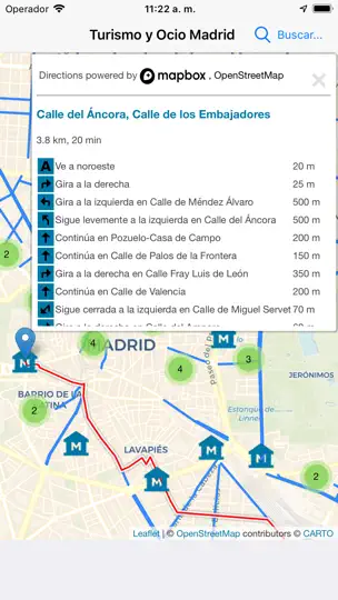 Captura de pantalla de Madrid Turismo Y Ocio en iPhone 2