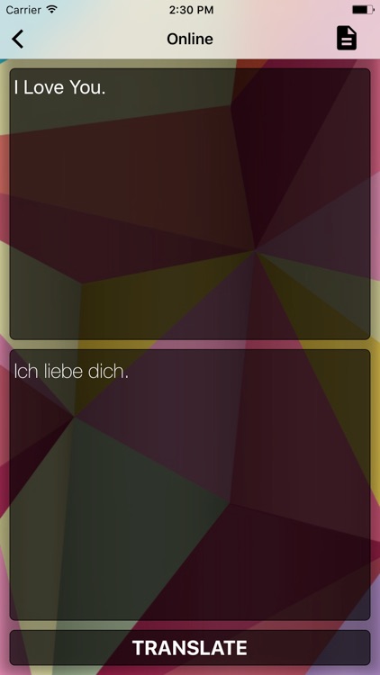 English To German :)