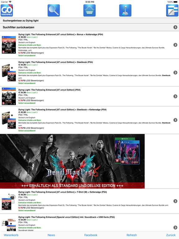 GamesOnly iPad screenshot 4 - Shopping app