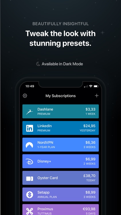 Bobby - Track subscriptions screenshot-4