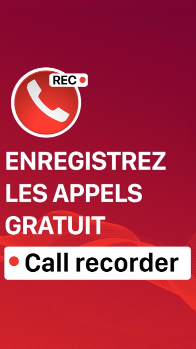 Screenshot #1 pour Call Recorder +