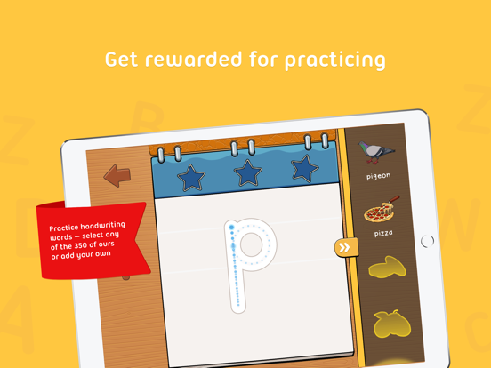 iTrace — handwriting for kids iPad app afbeelding 4