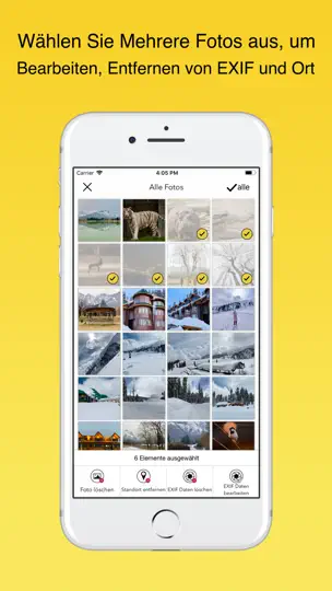 Screenshot von Exif Viewer LITE Von Fluntro auf dem iPhone 3