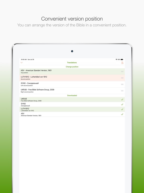 Screenshot #6 pour 2Bible - parallel bible