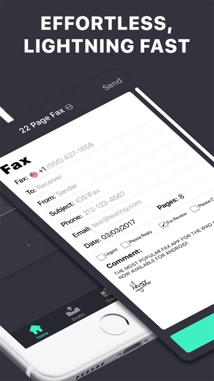 Fax App: Send fax from iPhone