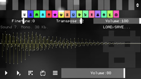 PixiTracker 1Bit screenshot