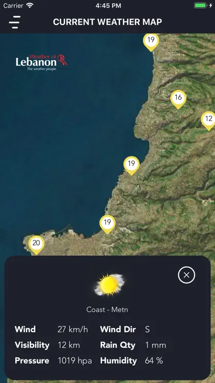 Weather Of Lebanon ekran görüntüsü 6 / 6