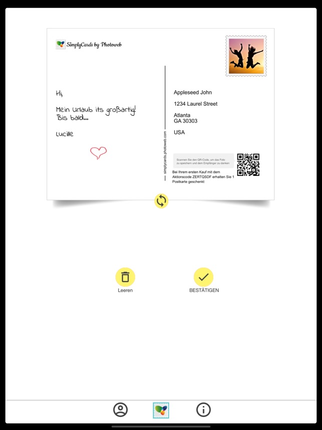 Simplycards Postkarten App Im App Store