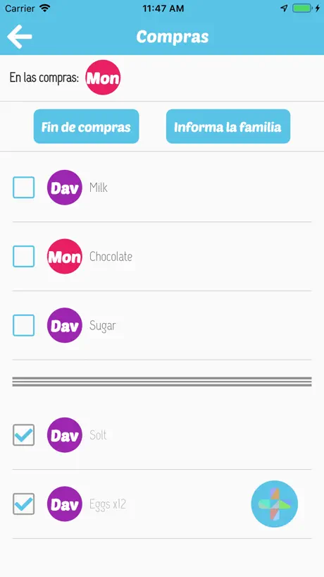 Organizador familiar: Kinppy