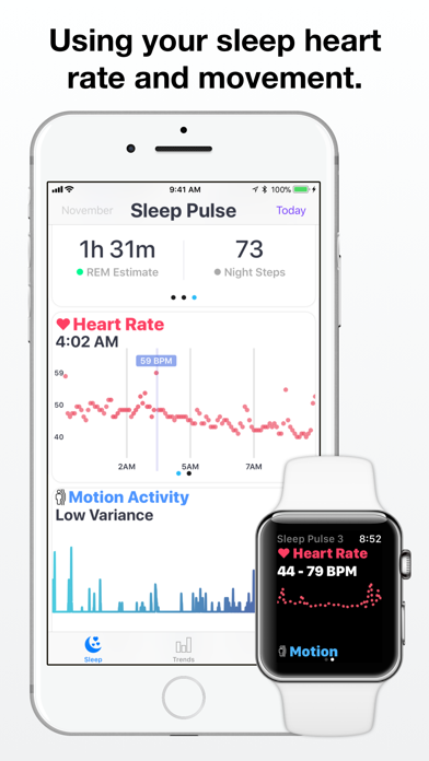 Sleep Pulse 2 Motion - The Sleep Tracker for Watch Screenshot 3