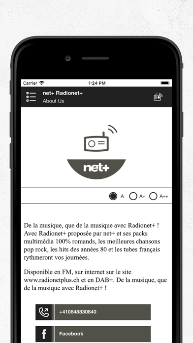 net+ RadioNet+ Screenshot