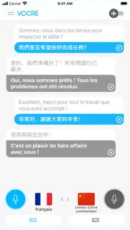 traduire la voix et le texte iPhone Captures Décran 3