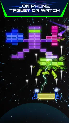 Game screenshot Neon brick breaker PRO apk
