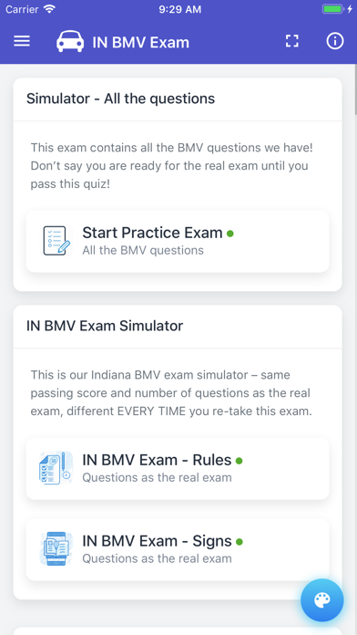 Indiana BMV Practice Exam screenshot 3