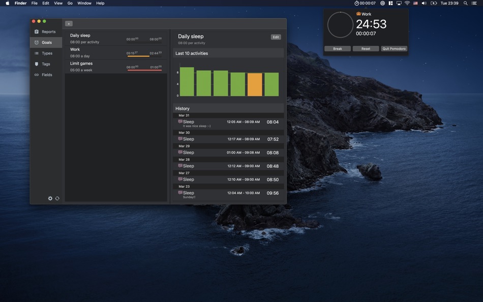 #2. aTimeLogger - Time Tracker (macOS) 由: BGCI