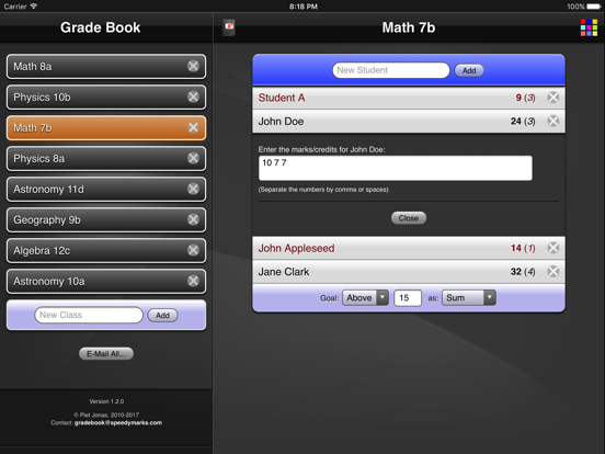 Screenshot #5 pour Carnet de classe XL