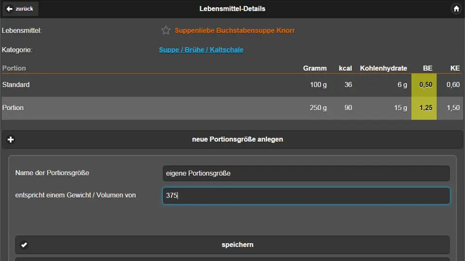 Screenshot von BE-App auf dem iPhone 3
