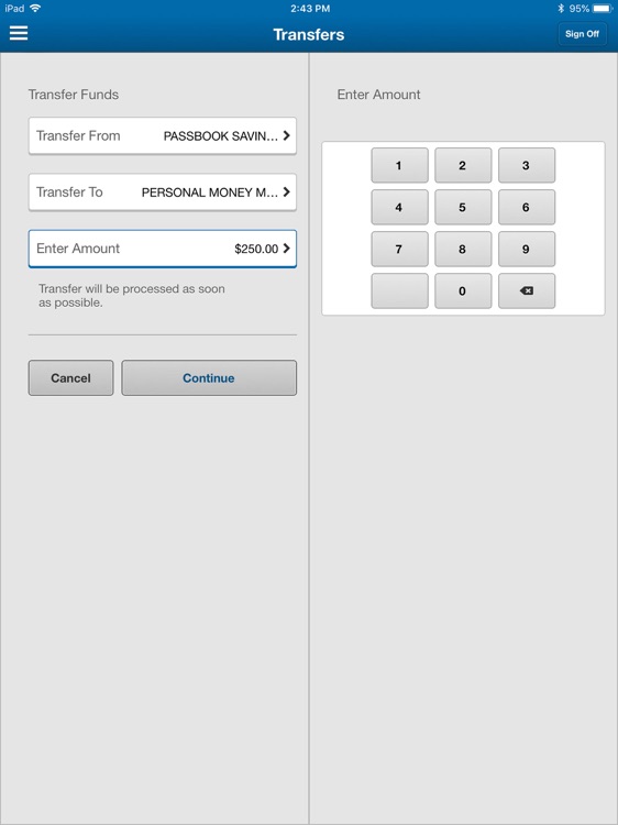 Seamen's Bank Mobile for iPad screenshot-5