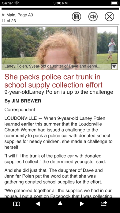 Loudonville Times eEdition screenshot 2