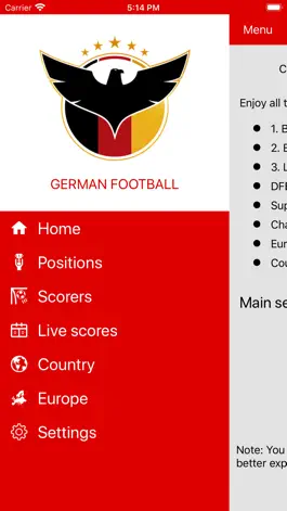 Game screenshot German Soccer live mod apk