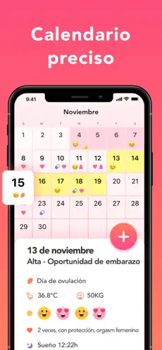Screenshot 2 Calendario Menstrual y Ciclo iphone