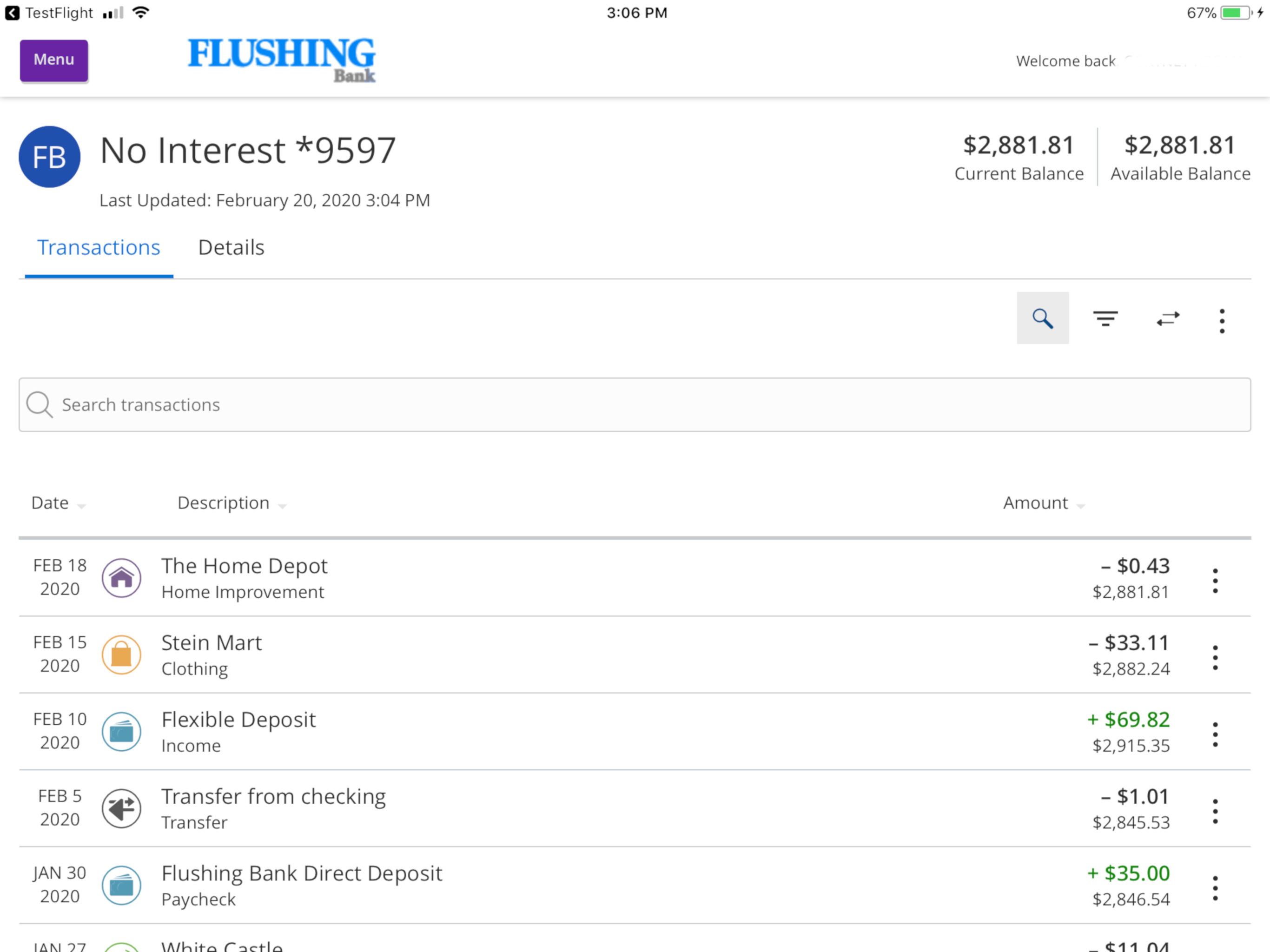 Flushing Bank Mobile Banking