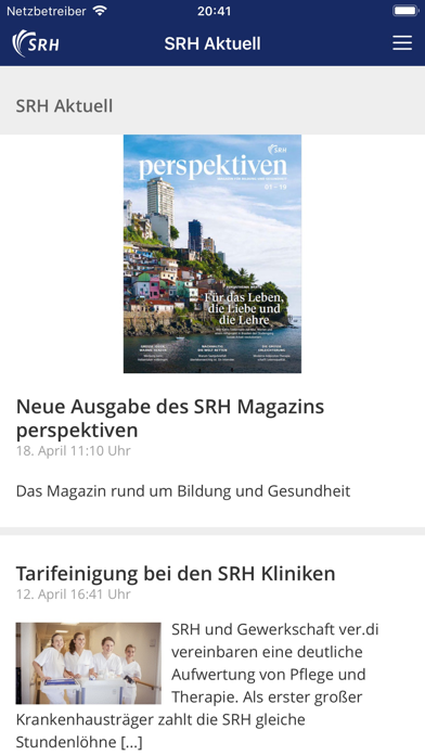 MeineSRH Screenshot