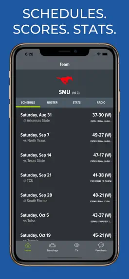 Game screenshot SMU Football Schedules mod apk