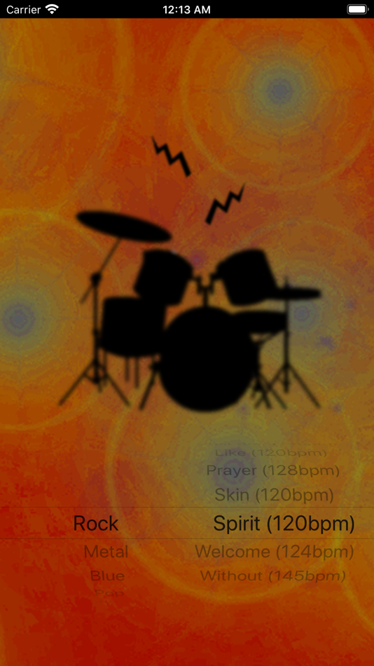#1. Drum Loop - drum machine (iOS) Podle: RockCat Studio Limited