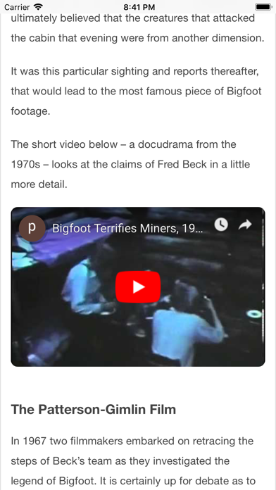 UFO Insight iPhone screenshot 7 - News app