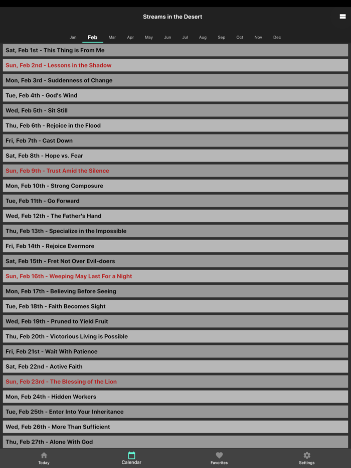 Streams in the Desert Devotion