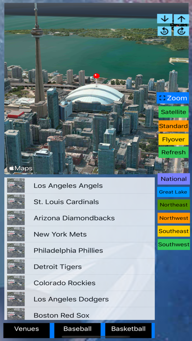 Screenshot #2 pour 3D Sports Stadiums Lite