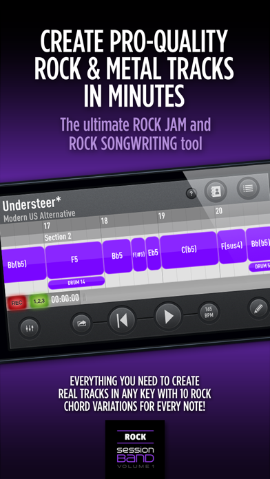 Screenshot #1 pour SessionBand Rock 1