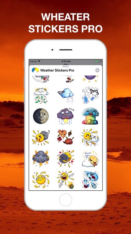 Weather Stickers Pro