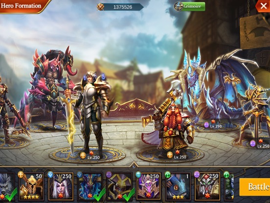 Screenshot #4 pour Trials of Heroes: Idle RPG