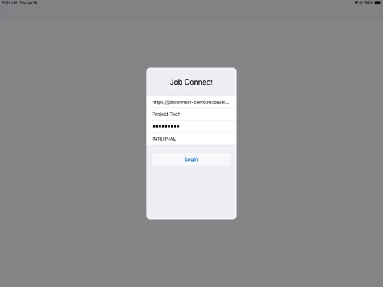 Job Connect iPad screenshot 1 - Business app