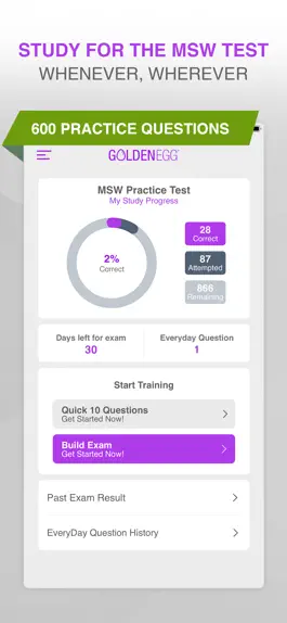 Game screenshot ASWB MSW Practice Test Prep mod apk