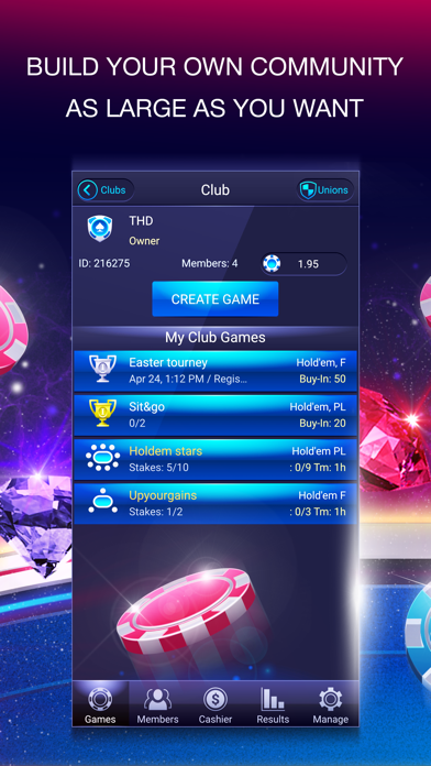 Evenbet Poker Clubs Screenshot