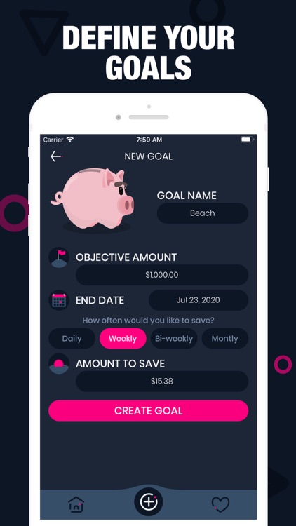 Piggy Goals: Money Saving screenshot-4