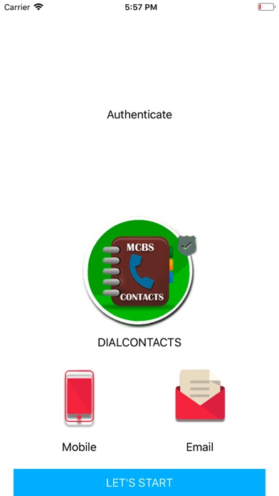 Screenshot #1 pour MCBS DialContacts